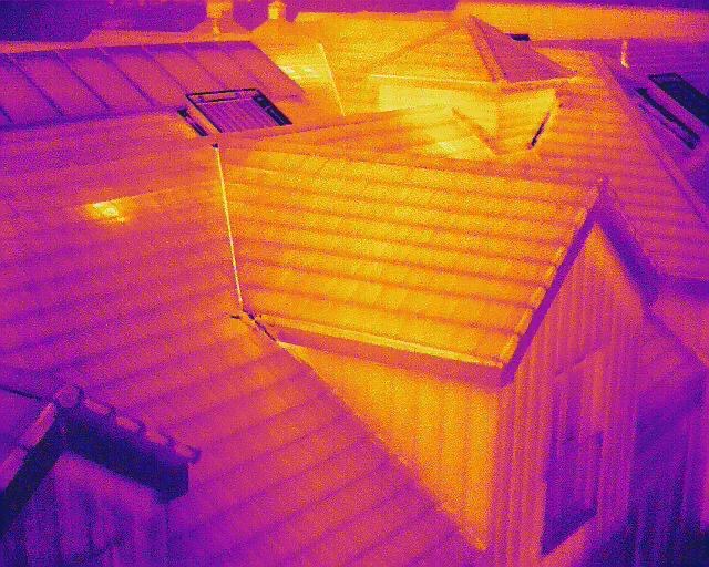 Thermal Imaging Roof Survey Image Burnley